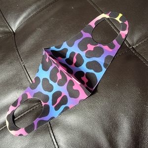 Rainbow Cheetah Face Mask